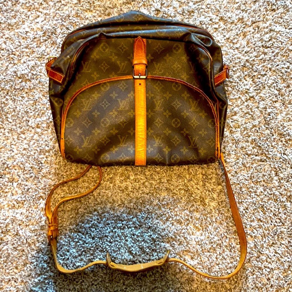 Saumur 1151 Brown Monogram Canvas Messenger Bag Louis Vuitton
